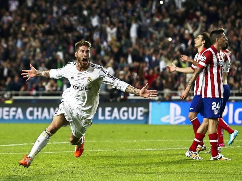 Im Finale von 2014 traf Sergio Ramos für Real.