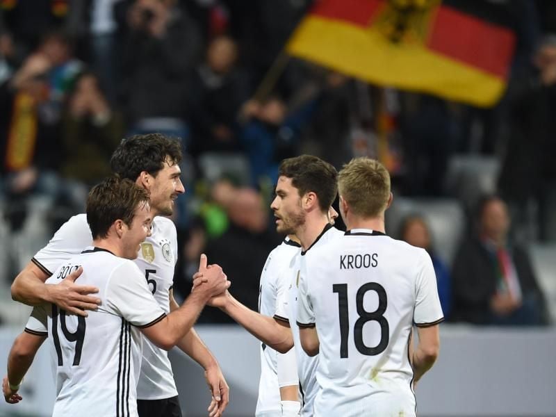 Die DFB-Mannschaft hat ihren zweiten Länderspieltest bestanden: Gegen Italien wurde die 2:0-Führung zum Sieg ausgebaut. Foto: Sven Hoppe