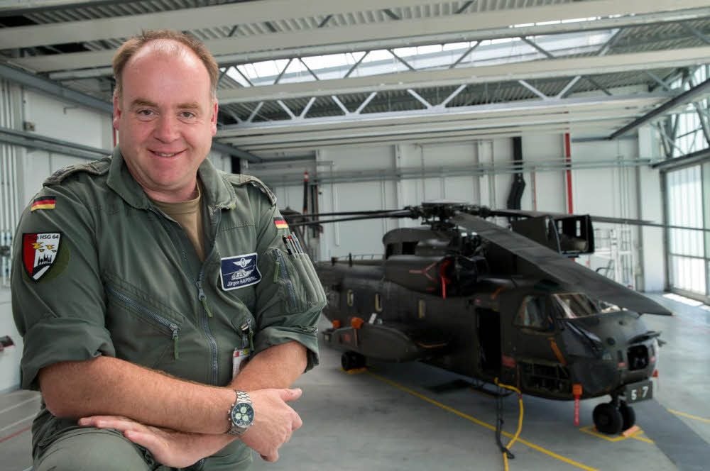Oberstleutnant Jürgen Haupenthal blickt in Holzdorf auf drei intensive Arbeitsjahre zurück.