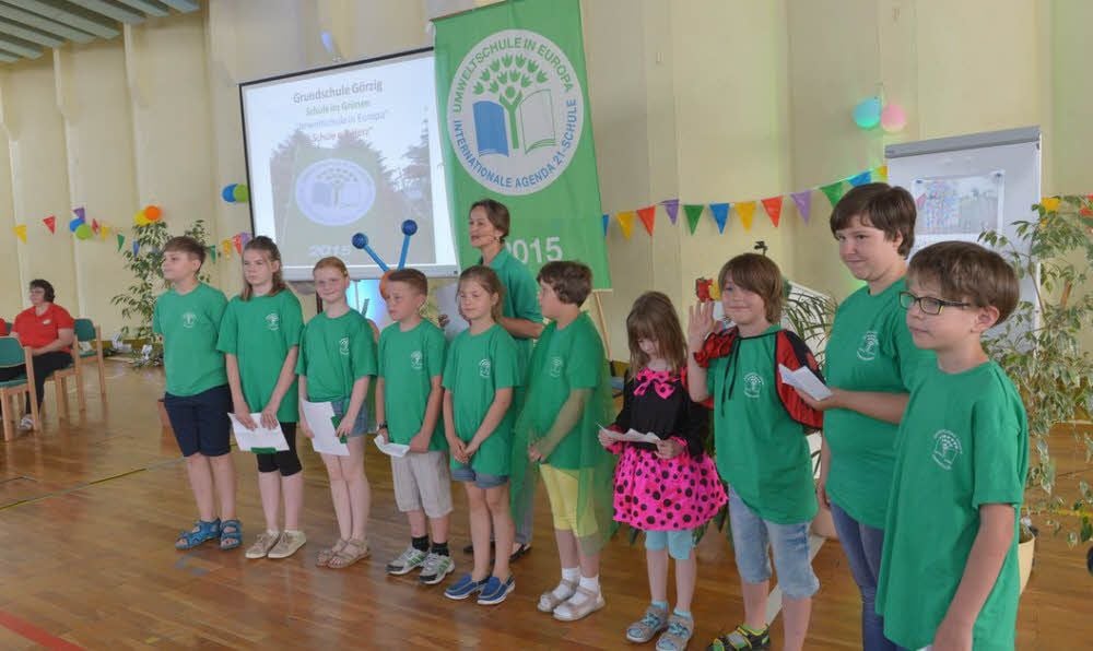 Für die Jubiläumsfeier hatten die Schüler ein Programm einstudiert.