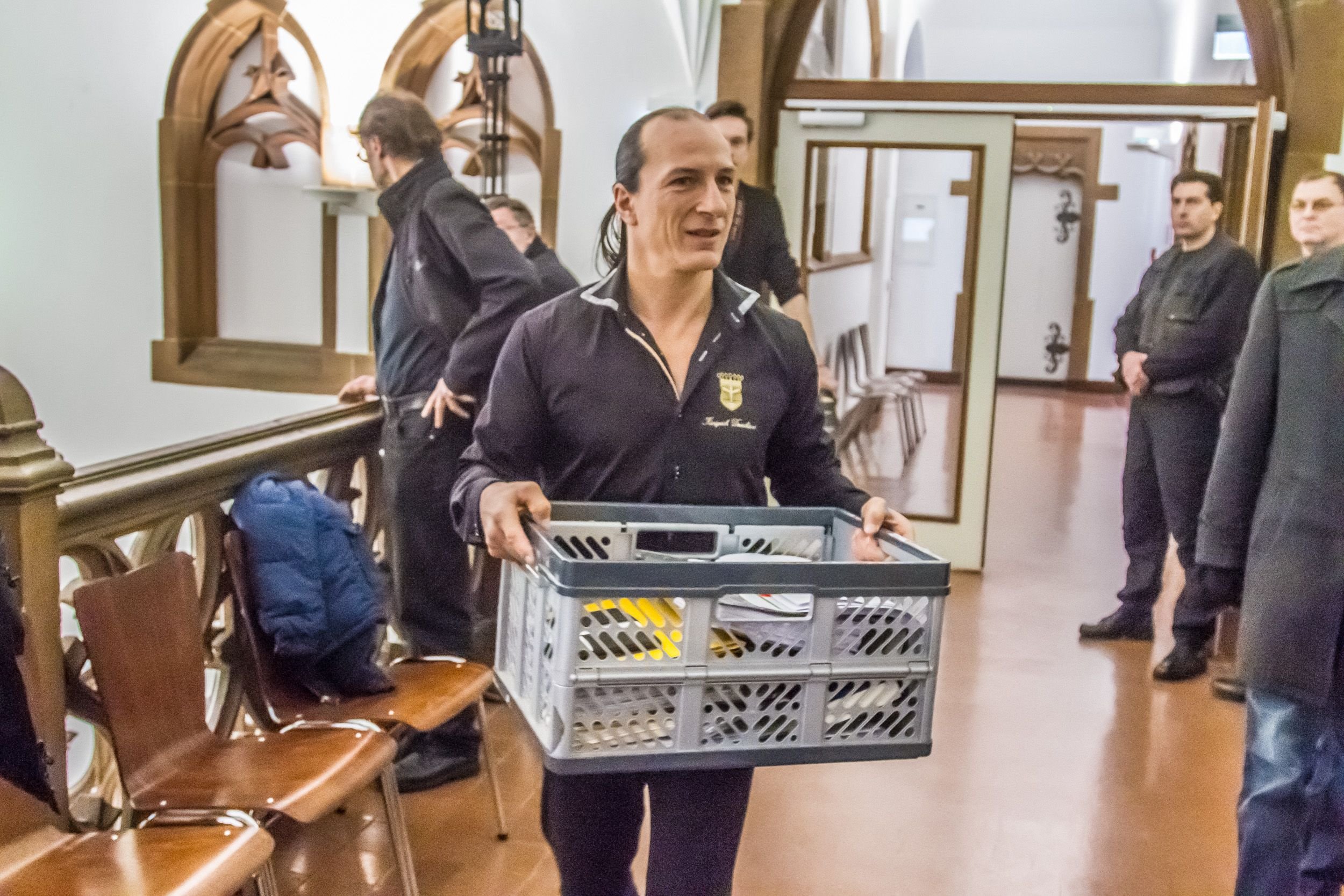 Peter Fitzek im Amtsgericht Wittenberg.