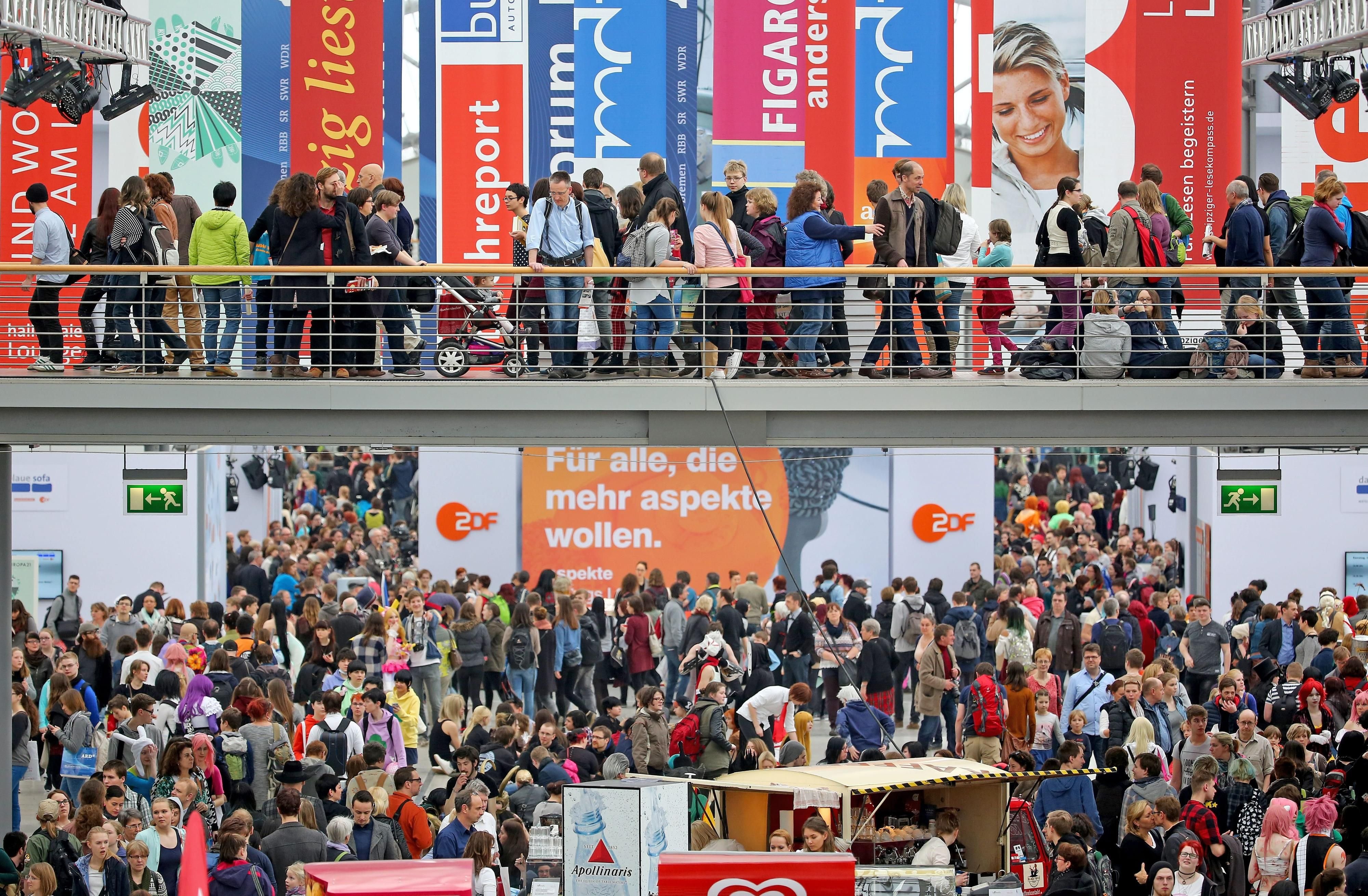 Gut besucht: Zur Leipziger Buchmesse kamen 2016 260.000 Besucher.