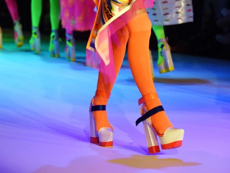 Kreationen von Fyodor Golan bei der Mercedes-Benz Fashion Week im letzten Jahr. Foto: Jens Kalaene