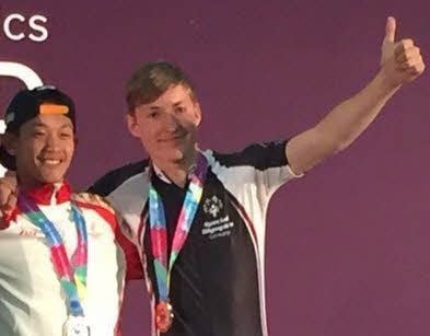 Max Zabel (r.) feierte 2015 Bronze in Los Angeles.