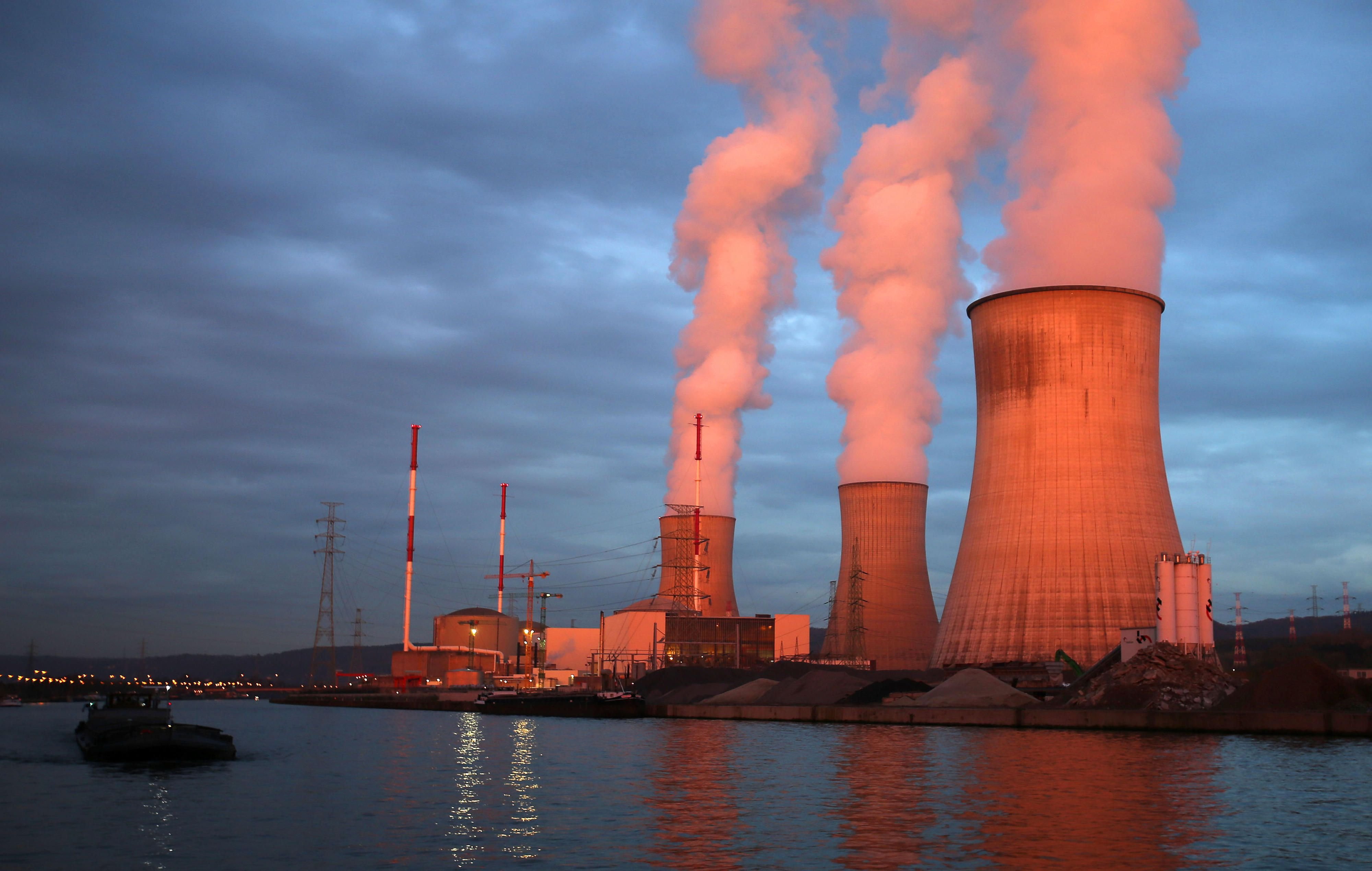 Das Kraftwerk Tihange in Belgien