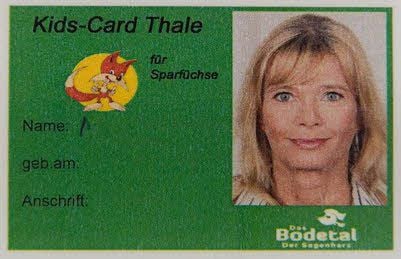 Die Kids-Card in Thale ermöglicht Extra-Rabatte beim Eintritt.