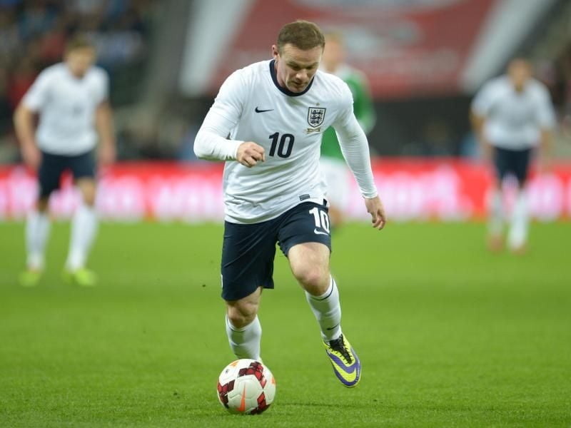 Auf dem Weg zur EM bestimmt die Diskussion um Wayne Rooney die Schlagzeilen im englischen Fußball. Foto: Andreas Gebert
