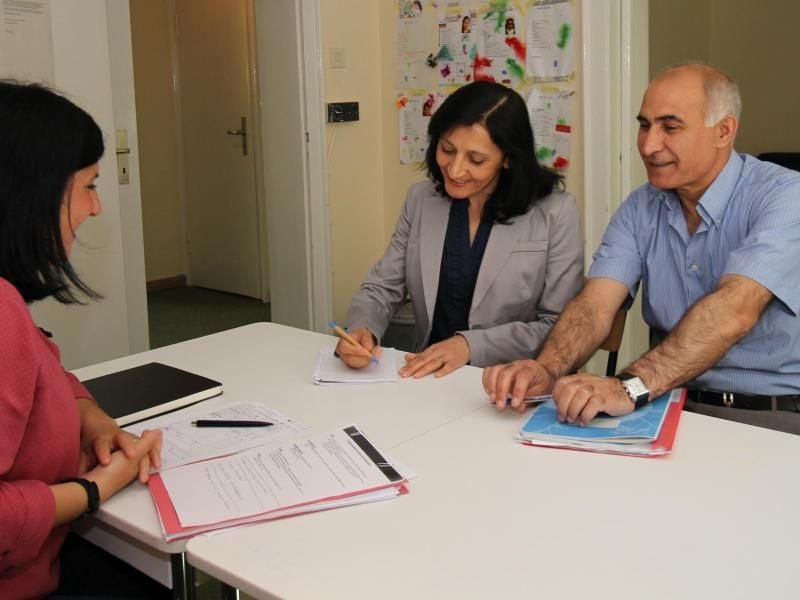 Sobald Flüchtlinge in Deutschland registriert sind, können sie sich bei der Bundesarbeitsagentur beraten lassen. Doch wird erst einmal eine Bestandsaufnahme der vorhandenen Kenntnisse gemacht. Foto: Bundesagentur für Arbeit
