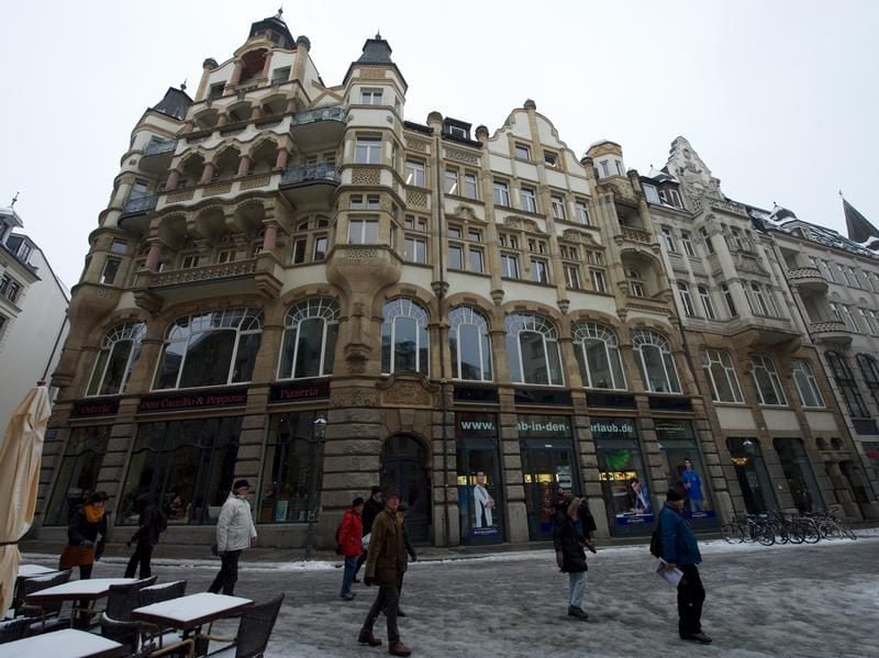 Ein Büro der Unister Holding GmbH befindet sich am Barfußgässchen in Leipzig.