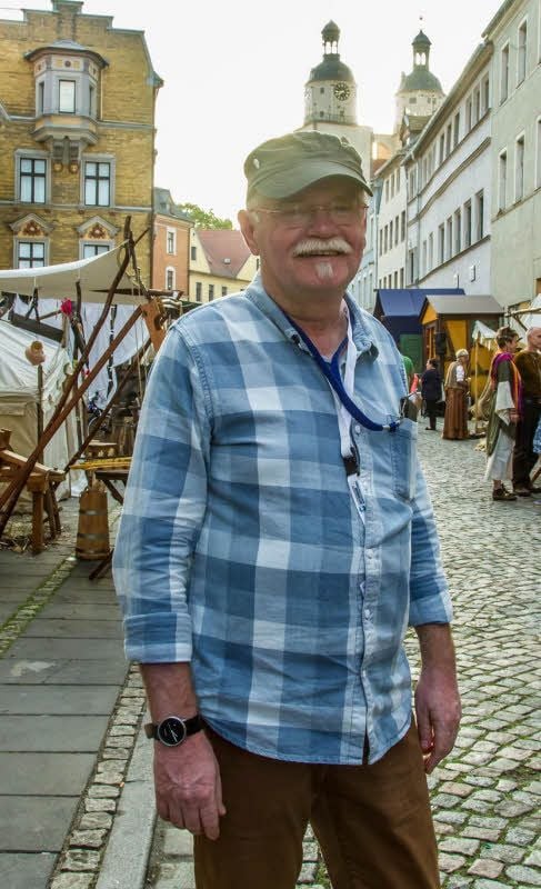 Einer der Stadtfestorganisatoren und ständig gefragt: Peter Pajak.
