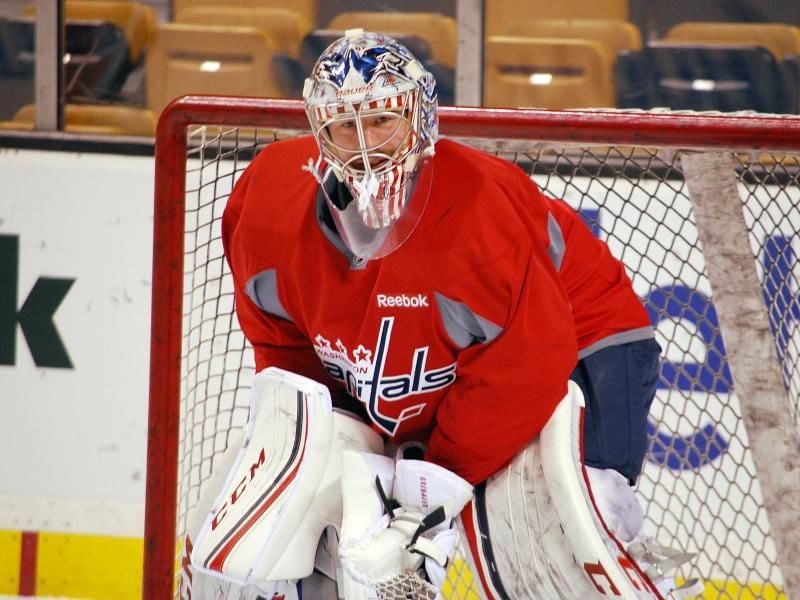 Philipp Grubauer steht bei den Washington Capitals im Kader. Foto: Heiko Oldörp