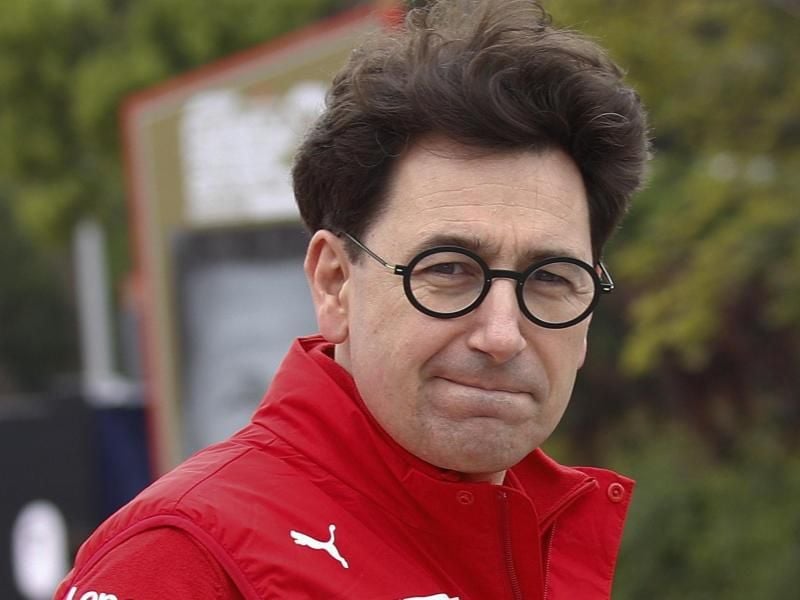 Mattia Binotto, Teamchef von Ferrari, sieht seinen Rennstall auf dem richtigen Weg für die Zukunft. Foto: Andy Wong/AP/dpa/Archiv