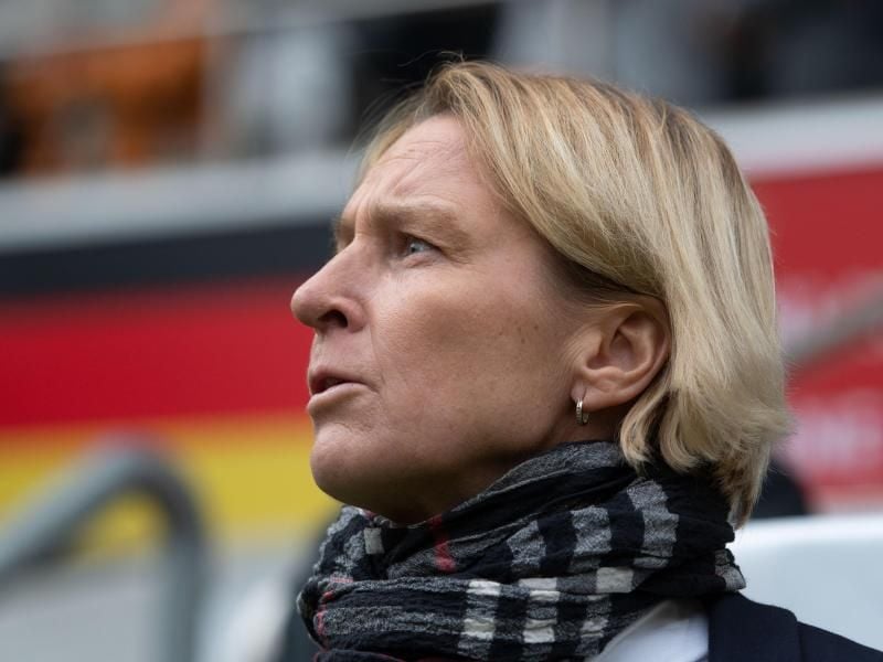 Trifft im ersten Heimländerspiel 2020 mit den DFB-Frauen auf Irland: Bundestrainerin Martina Voss-Tecklenburg. Foto: Bernd Thissen/dpa