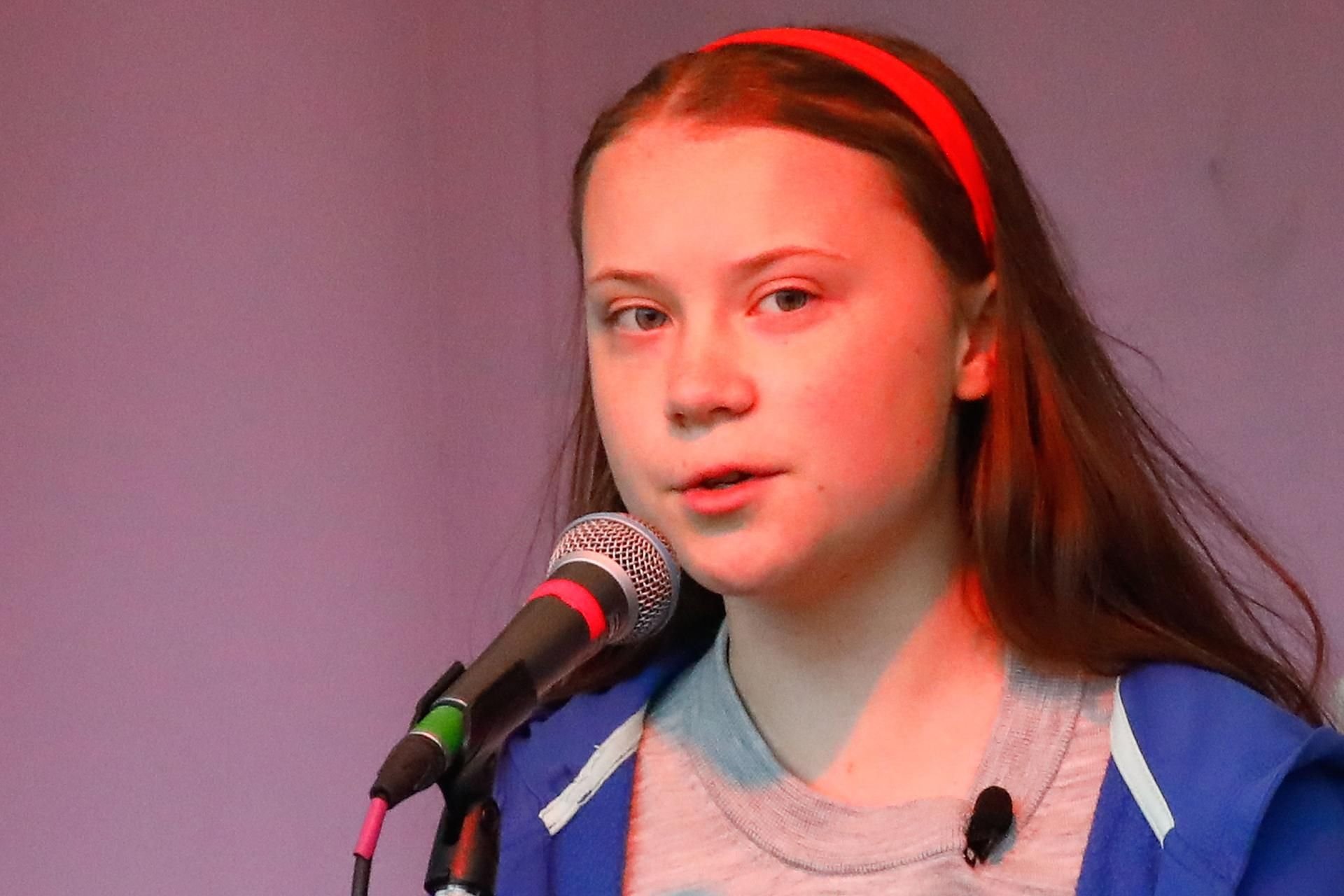 Die Umweltaktivistin Greta Thunberg
