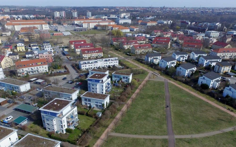 In Heide-Süd befinden sich Wissenschaft und Wohnbebauung in einer interessanten Symbiose.