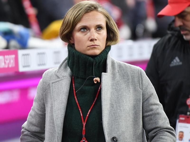 Kathleen Krüger ist die Teammanagerin des FC Bayern. Foto: Angelika Warmuth/dpa