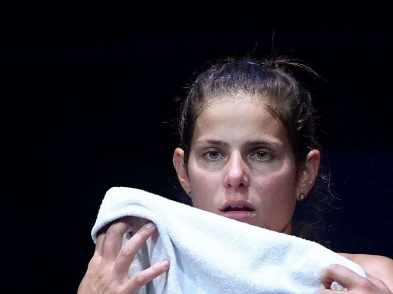 Julia Görges kassierte in Stuttgart eine klare Niederlage. Foto: Marijan Murat