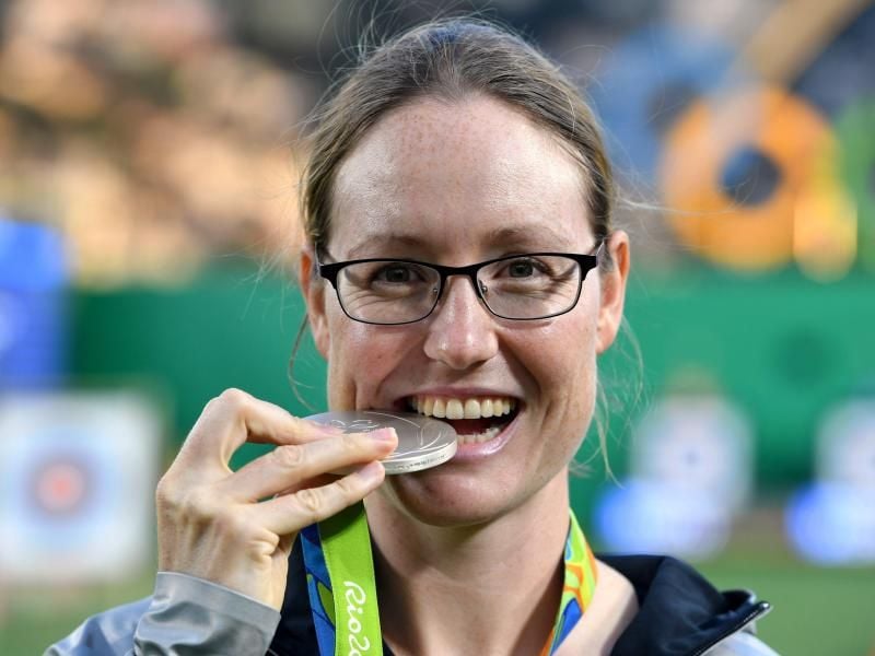 Kämpft bei den Finals 2019 um eine Medaillen: Bogenschützin Lisa Unruh. Foto: Sebastian Kahnert