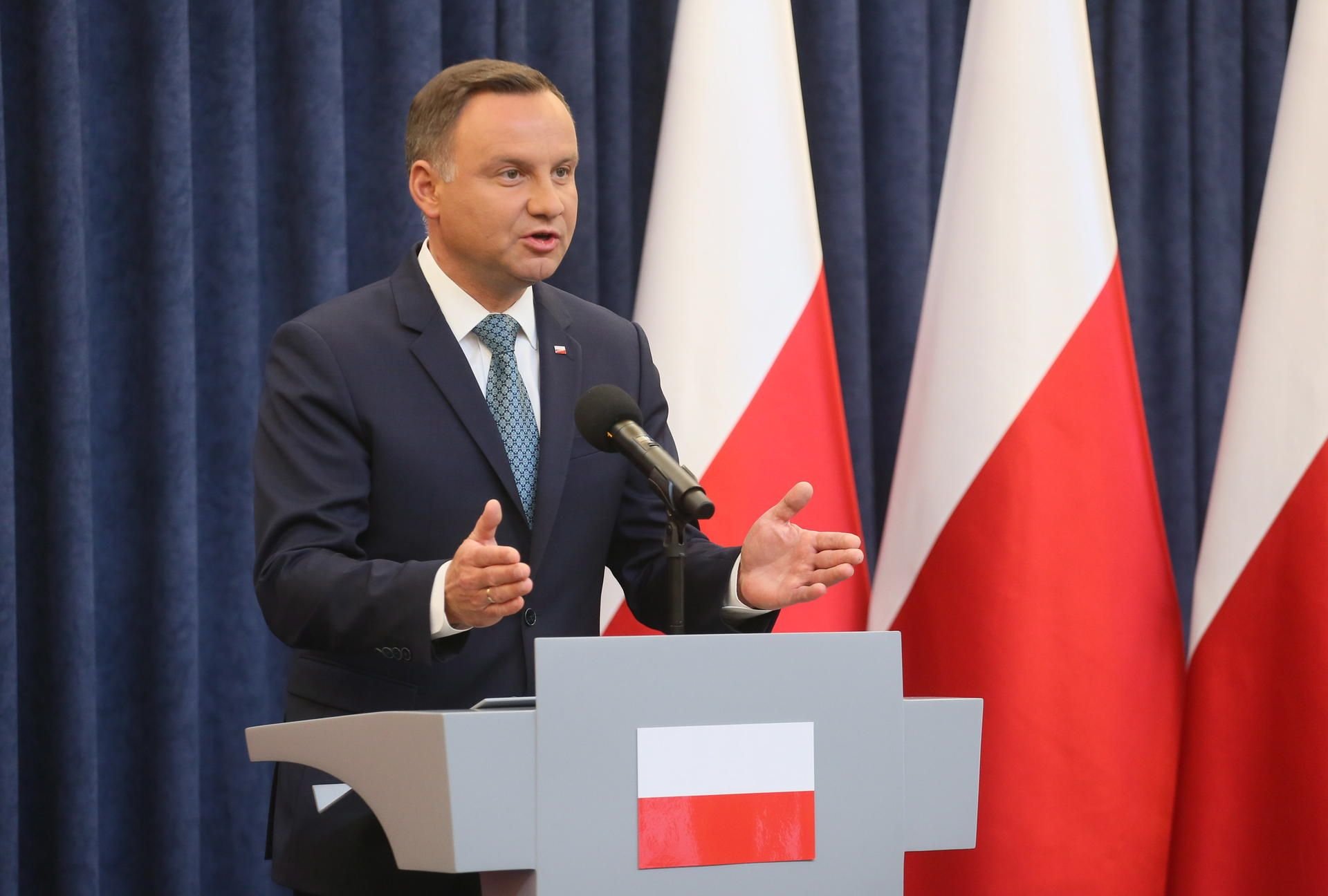 Andrzej Duda wird gegen die umstrittene Justizreform sein Veto einlegen.