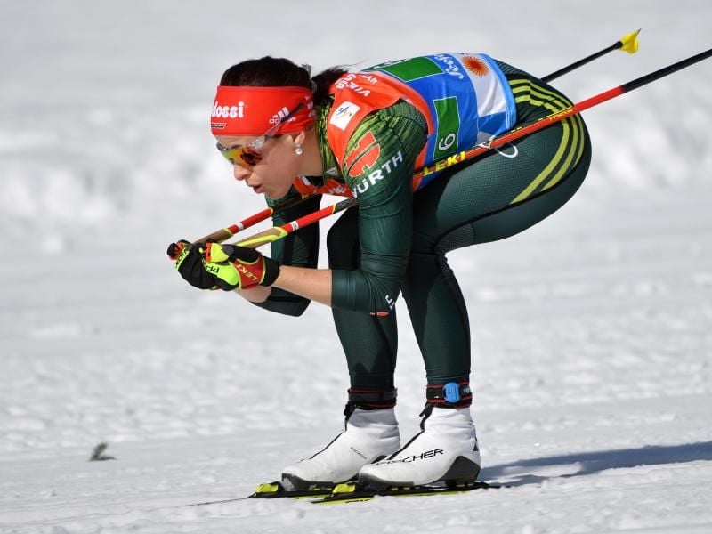 Katharina Hennig wurde beim Massenstart in Quebec geteilte Neunte. Foto: Hendrik Schmidt