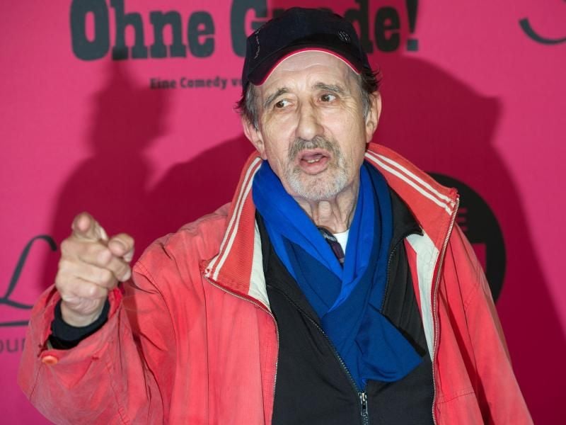 Rolf Zacher 2013 bei der Filmpremiere „Ohne Gnade”. Foto: Tim Brakemeier