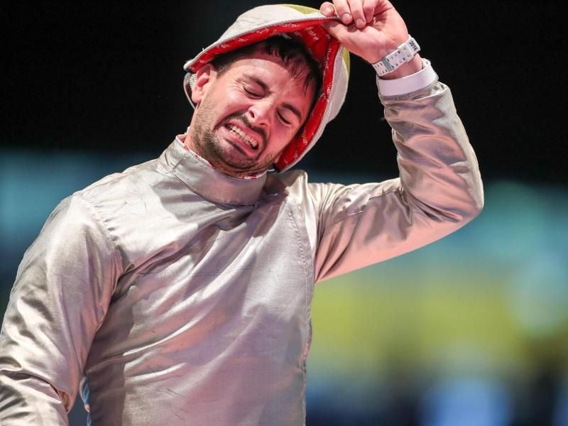 Verpasste mit den deutschen Säbelfechtern eine WM-Medaille: Matyas Szabo. Foto: Jan Woitas