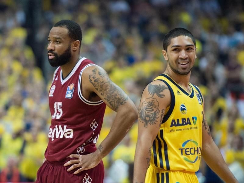 Die spannende Final-Serie Bayern München gegen ALBA Berlin erreicht am Samstag seinen Höhepunkt. Foto: Annegret Hilse