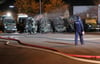 In Leipzig sind in der Silvesternacht mehrere Bundeswehrfahrzeuge ausgebrannt.
