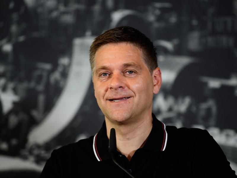 Glaubt nicht an einen Schalke-Abstieg: Union-Geschäftsführer Oliver Ruhnert. Foto: Soeren Stache/dpa-Zentralbild/dpa