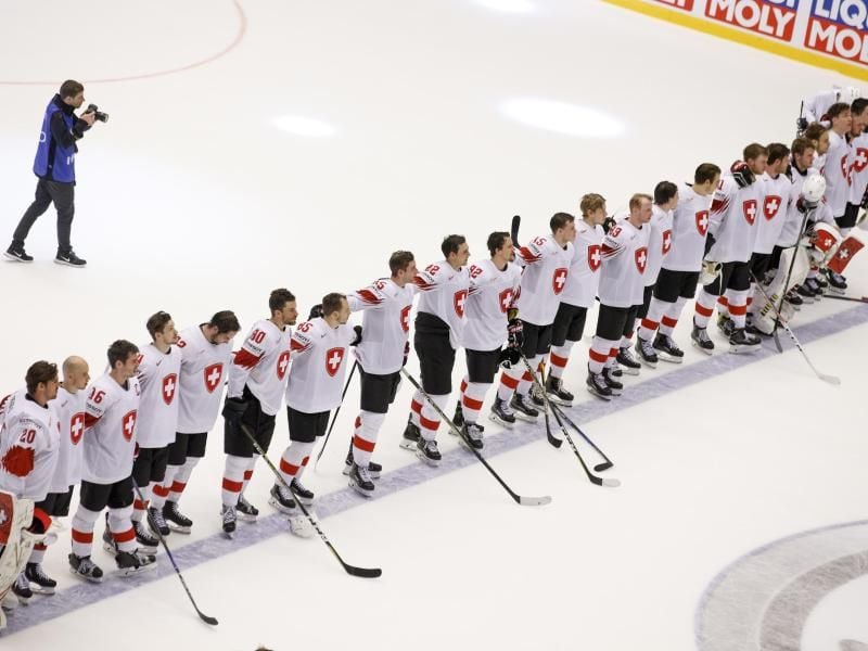 Die Schweizer kämpfen im Halbfinale gegen Kanada um eine Medaille. Foto: Salvatore Di Nolfi