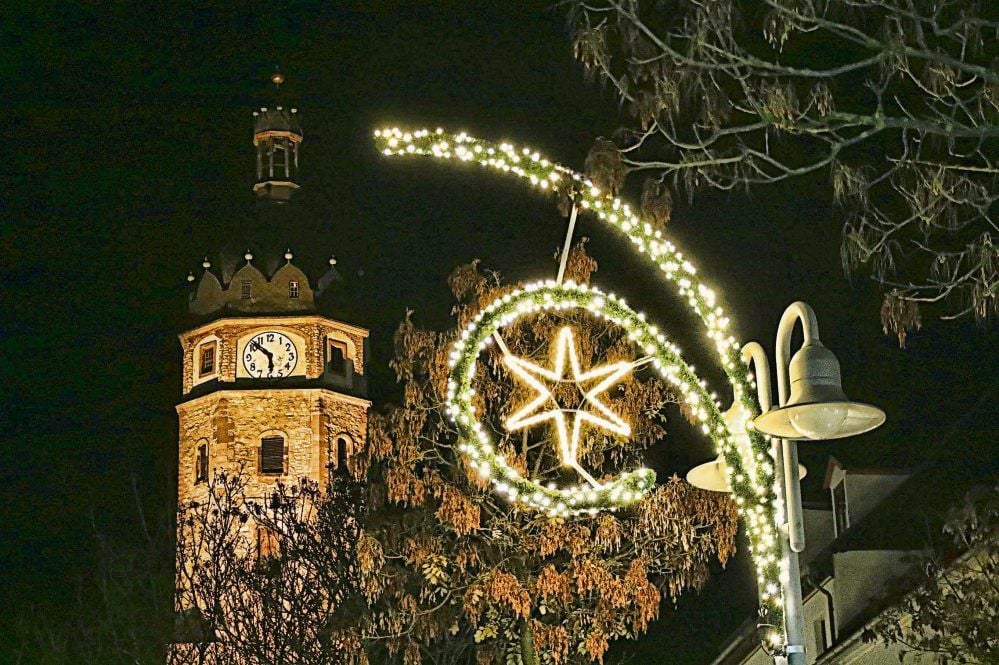 Weihnachtsmarkt: Die Sangerhäuser Innenstadt lädt an diesem Wochenende zum vorweihnachtlichen Bummeln ein.