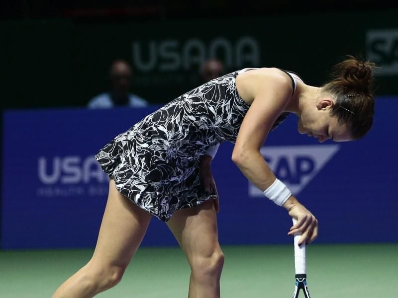 Agnieszka Radwanska hatte keine Chance gegen die Weltranglistenerste. Foto: Wallace Woon