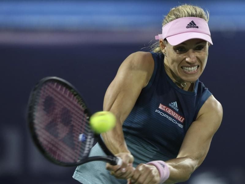 Nach der Halep-Absage hat Kerber ein Freilos. Foto: Kamran Jebreili/AP