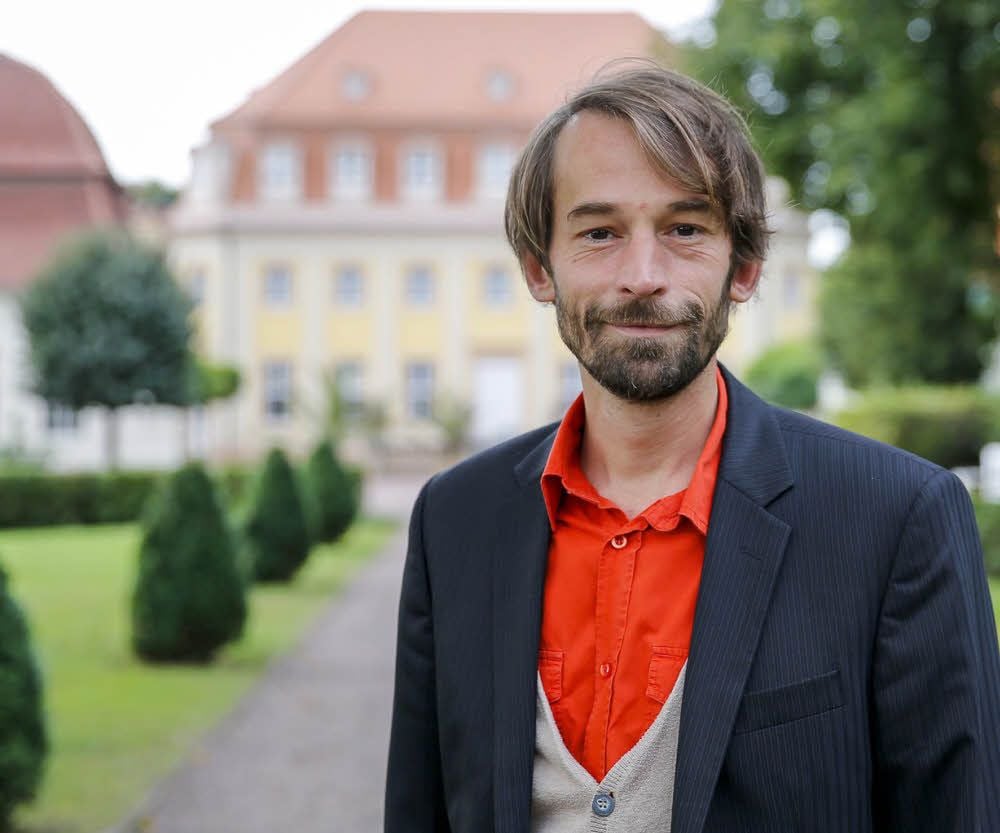 Alexander Sorge in seiner Wahlheimat Bad Lauchstädt