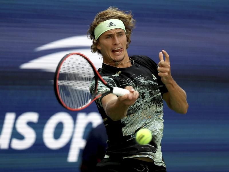 Musste wieder über fünf Sätze für den Sieg gehen: Alexander Zverev. Foto: Kevin Hagen/AP
