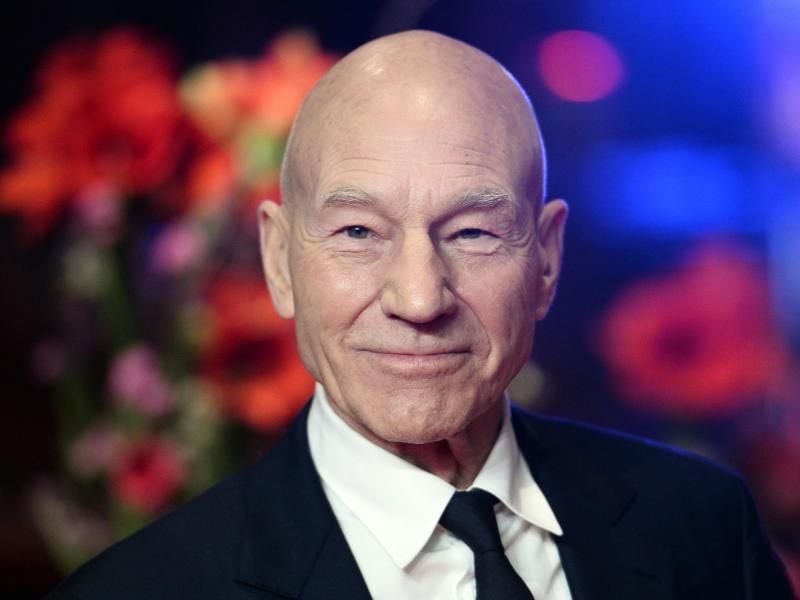 Der Schauspieler Patrick Stewart bezieht klar Stellung gegen Donald Trump. Foto: Gregor Fischer