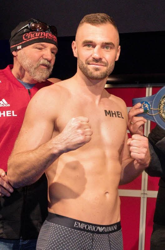 Dominic Bösel (r.) mit seinem Trainer Rainer Rauchfuß