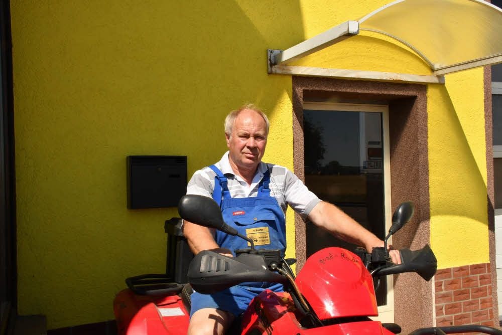 Rainer Stedtler auf dem Quad