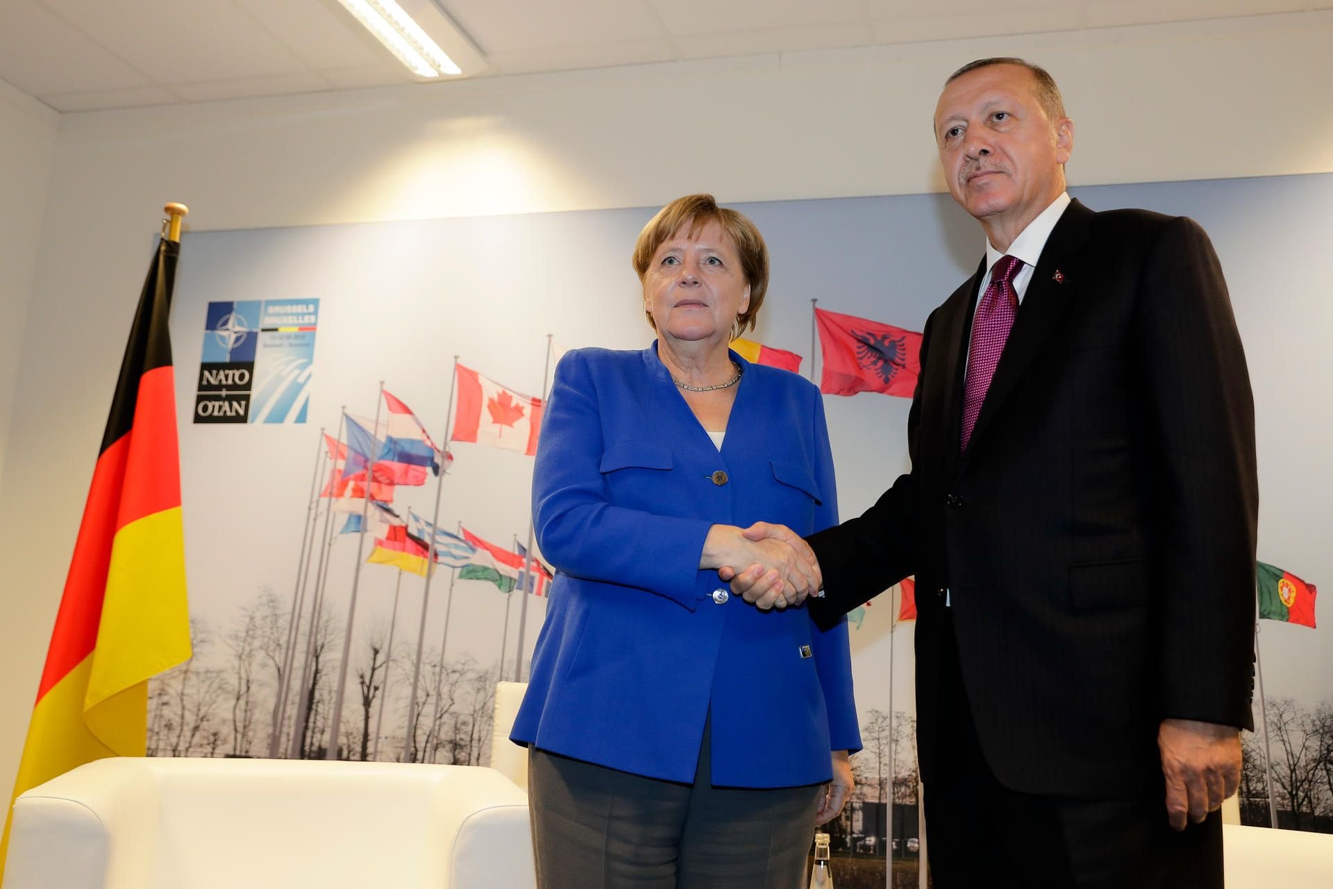 Angela Merkel und Recip Tayyip Erdogan vereinbarten ein Treffen der führenden Minister.