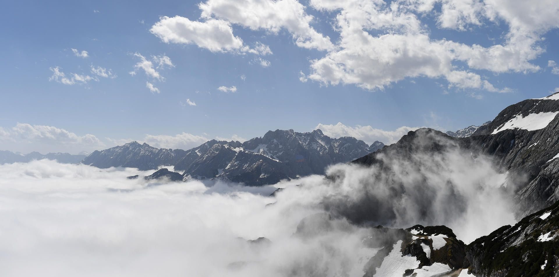 Blick auf die Alpen. (Symbolbild)