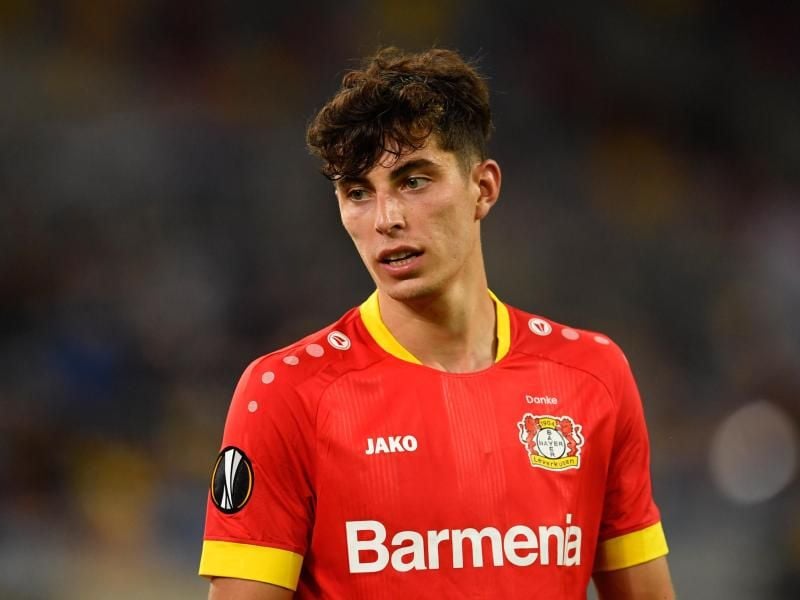 Wird immer wieder mit dem FC Chelsea in Verbindung gebracht: Leverkusens Kai Havertz. Foto: Marius Becker/dpa