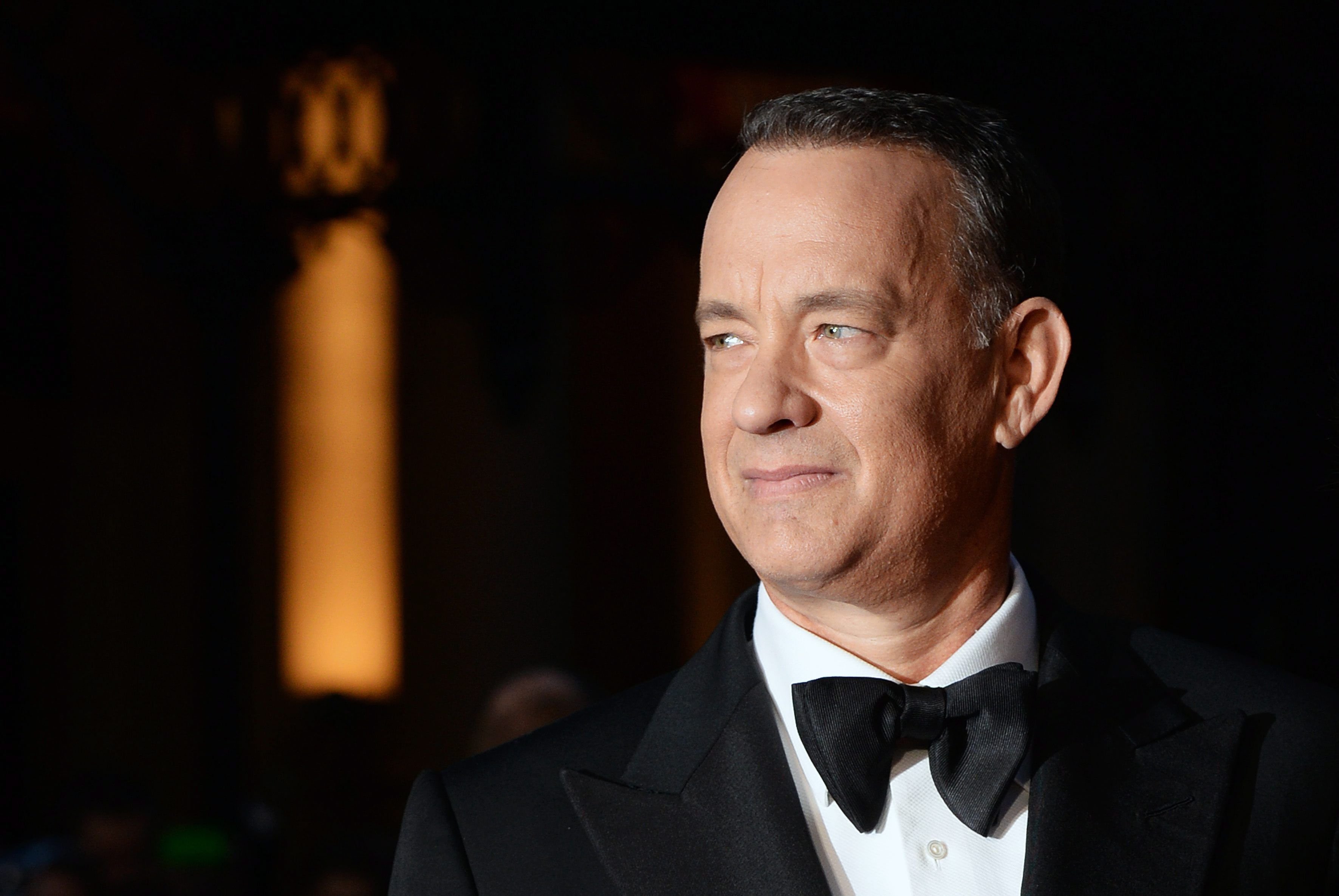 US-Schauspieler Tom Hanks bei der Filmpremiere von „Captain Phillips“ in London im Jahr 2013.