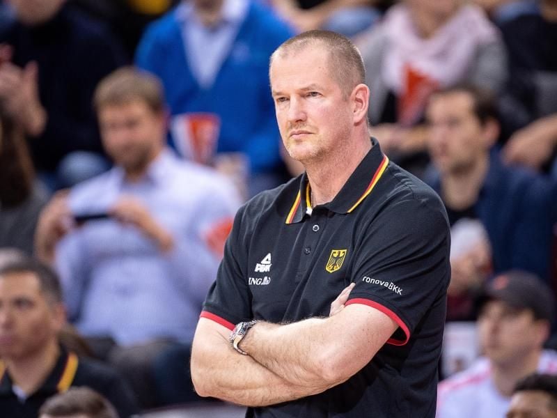 Henrik Rödl, Bundestrainer der deutschen Basketball-Herren-Nationalmannschaft. Foto: Sebastian Gollnow