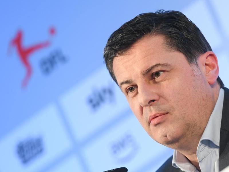 Sitzt nicht mehr im DFB-Präsidialausschuss: DFL-Geschäftsfüher Christian Seifert. Foto: Arne Dedert/dpa Pool/dpa