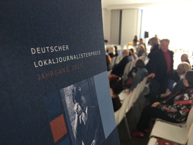In Chemnitz wurde der Lokaljournalistenpreis verliehen.
