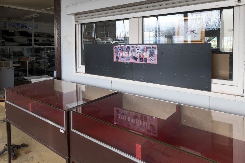 Tristesse pur. Hier stand einst die Computer- und Rechentechnikausstellung von Arthur Wehlisch.