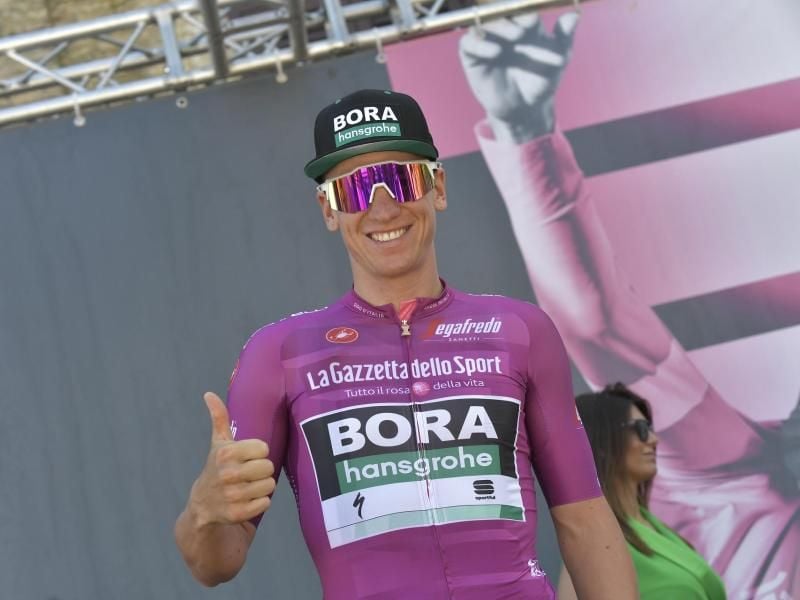 Sicherte sich wichtige Punkte im Kampf um das violette Trikot: Pascal Ackermann. Foto: Fabio Ferrari/Lapresse.Fabio Fer/Lapresse via ZUMA Press