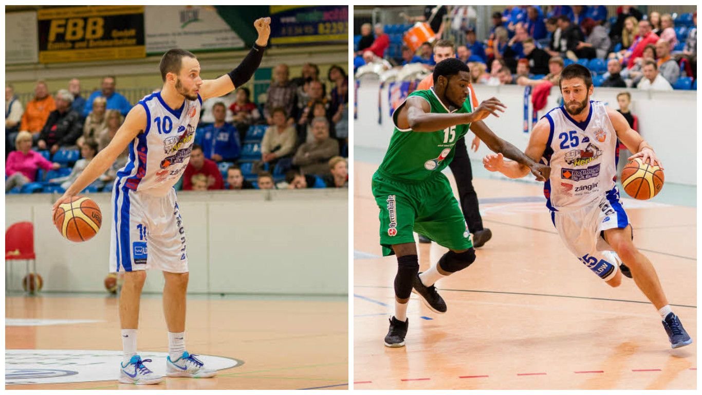 Kroatisches Duo: Ante Markoc (l.) bringt als Spielmacher den Ball nach vorne, Sandro Kordis verwandelt die Vorlagen zu Punkten.