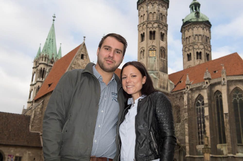 Home is where the dome is: Lucas Markwitz und seine Frau Kerstin sind nach fünfjähriger Zwischenstation in der Hansestadt Hamburg nach Naumburg zurückgekehrt; samt der kleinen Tochter Charlotte, die einer der ausschlaggebenden Gründe für die Rückkehr war.
