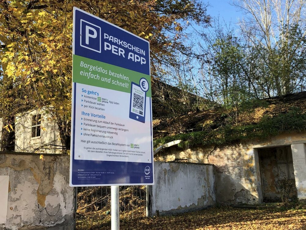 Parken mit der App - das geht jetzt am Amtsgericht.